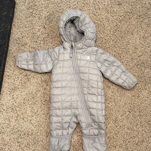 The North Face Silver Kids Quilted One Piece